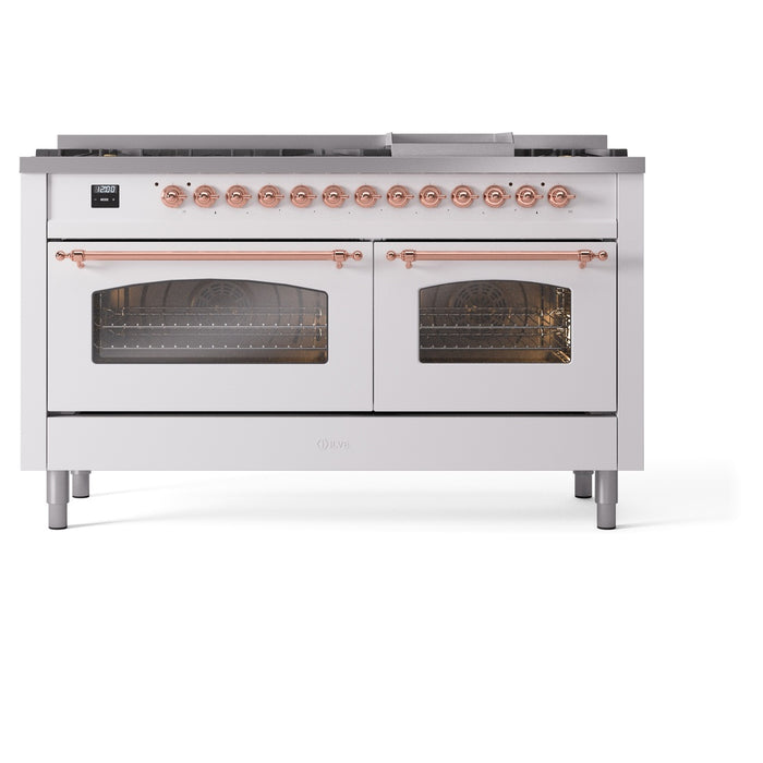 ILVE Nostalgie II 60" Dual Fuel Range UP60FNMPWHP