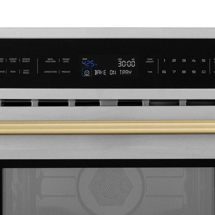 ZLINE 30” Convection Microwave, Stainless Steel, Bronze MWOZ-30-CB