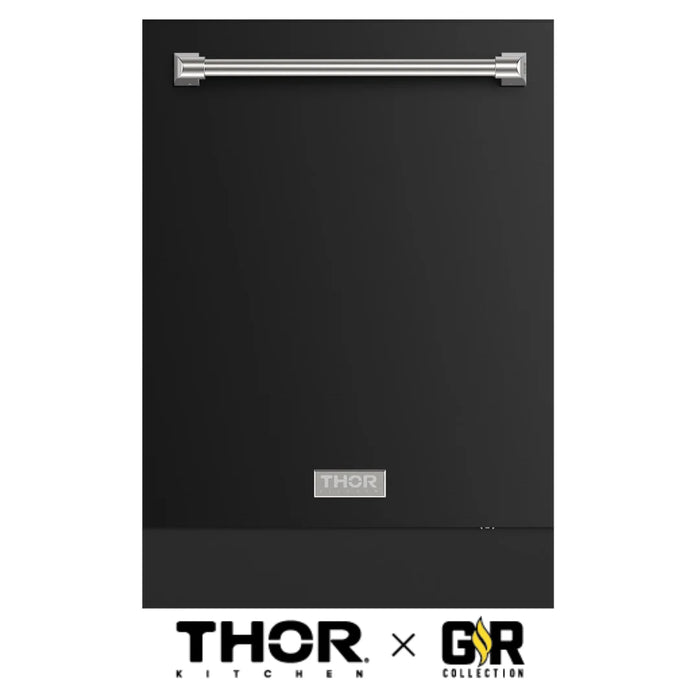 Gordon Ramsay by THOR Kitchen 24" Dishwasher, Matte Black, DW24X8BA00-SS