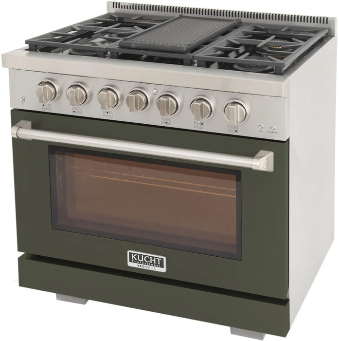 Kucht 36" Freestanding Professional Gas Range KFX3600X-G