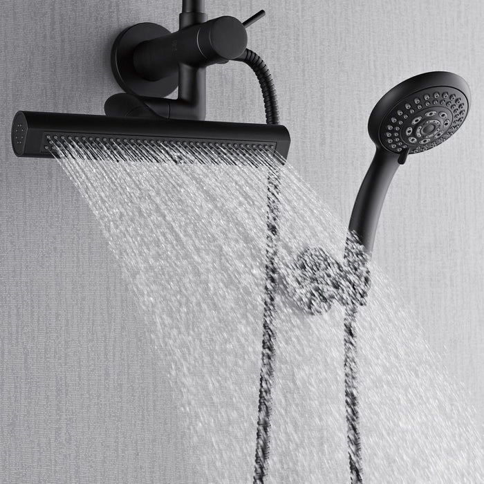 Forno Acqua AcquaFALL Mini Shower Head, Overhead Rainfall Shower SMW2BK-C8