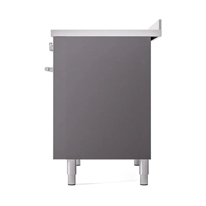 ILVE 40"Professional Plus Induction Range, Matte Graphite UPDI406QMPMG