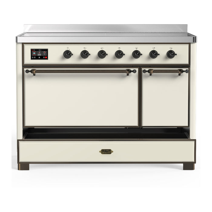 ILVE 48"Majestic III Induction Range, UMIB48QNR3 — UMIB48QNR3AWB