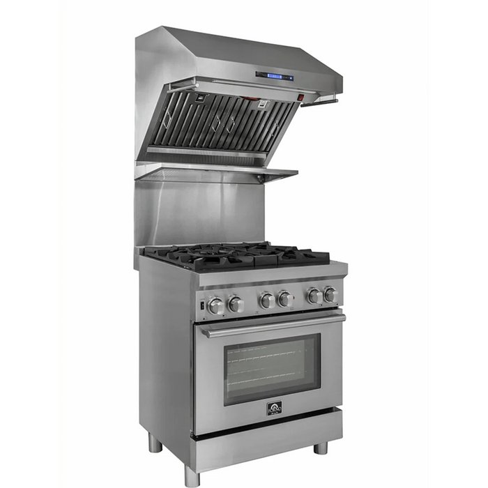 Forno Savona - 30" Wall Mount Range Hood & Back Splash FRHWM5029-30