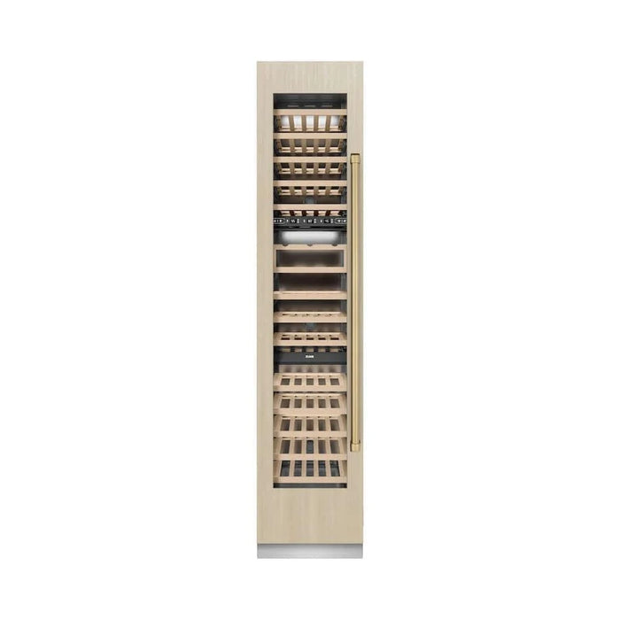 ZLINE 18" Triple Zone 68 Bottle Panel Ready Column Left Hinge Wine Cooler Champagne Bronze RBCWVLZ-18-CB