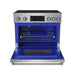 THOR Kitchen 36" 6 Professional Smooth Glass Top Induction Range - Kitchen Setting