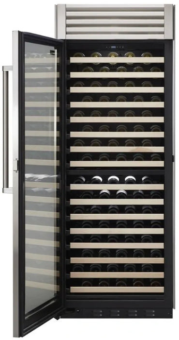 Viking® 5 Series 30" Stainless Steel Right Hinge Built In Wine Cooler VCWB530RSS
