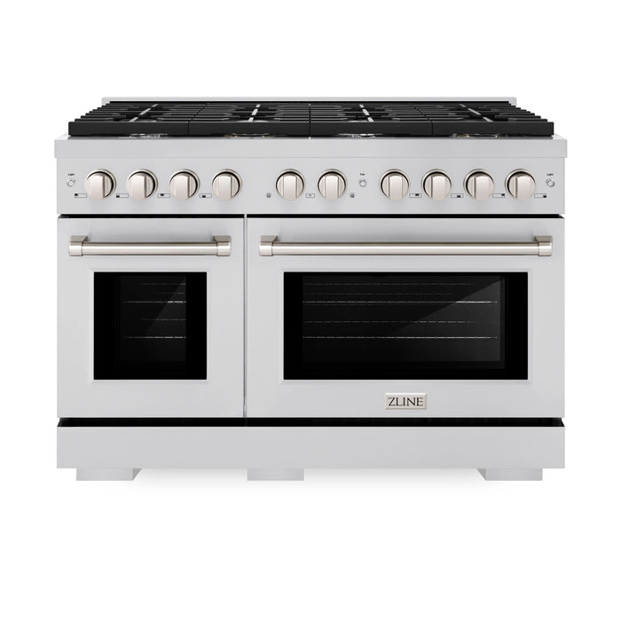 ZLINE 48"Paramount Dual Fuel Range Stainless Steel, SDR48