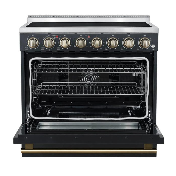 FORNO Paolo 36" Electric Range FFSEL6011-36BLK