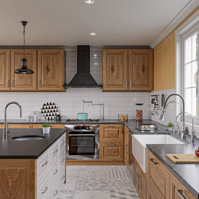 ALFI brand 36" Smooth Apron Single Bowl Fireclay Farm Sink AB536-W