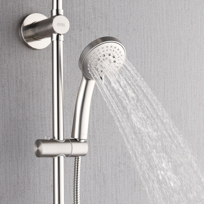 Forno Acqua AcquaSPA Retrofit Shower, Overhead Rainfall Shower, Handheld Shower Head SC31BN-C8
