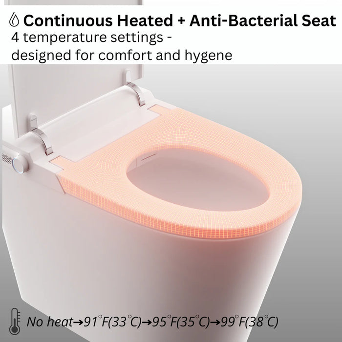 Forno ACQUA Luxurious Smart Toilet CSTPB0 - Interior View