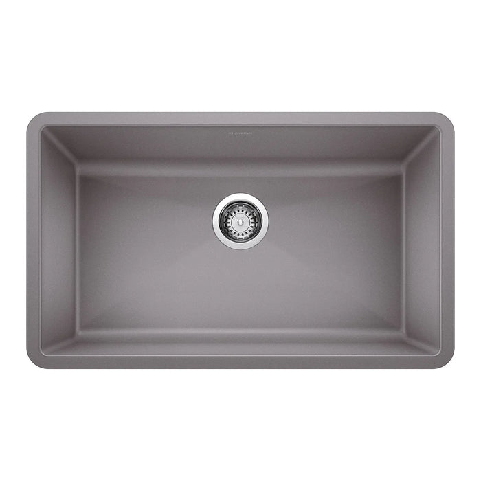 BLANCO Precis SILGRANIT 32" Super Single Undermount Kitchen Sink