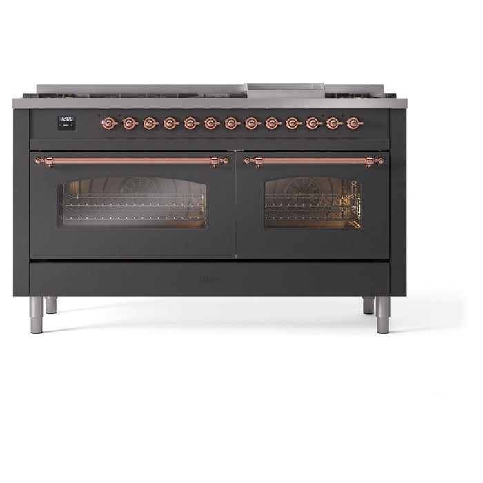 ILVE Nostalgie II 60" Dual Fuel Range UP60FNMPMGP