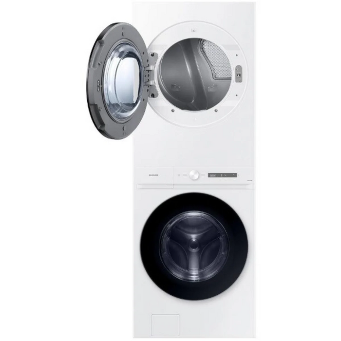 Samsung Bespoke 27" Smart Laundry Hub Washer/ Electric Dryer  WH46DBH100EW