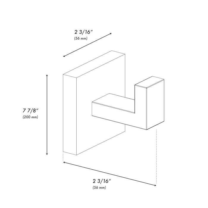 ZLINE Rubicon Towel Hook, RBCN1-HK-BN