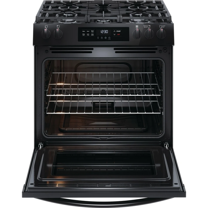 Frigidaire 30" Freestanding/Slide-In Gas Range FCFG3062AB