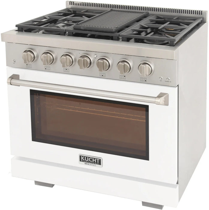 Kucht 36" Freestanding Professional Gas Range KFX3600X-W