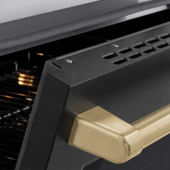 ZLINE Paramount Induction Range, Cooktop, Electric Convection Oven Satin Stainless Steel SINRSZ-BLM36