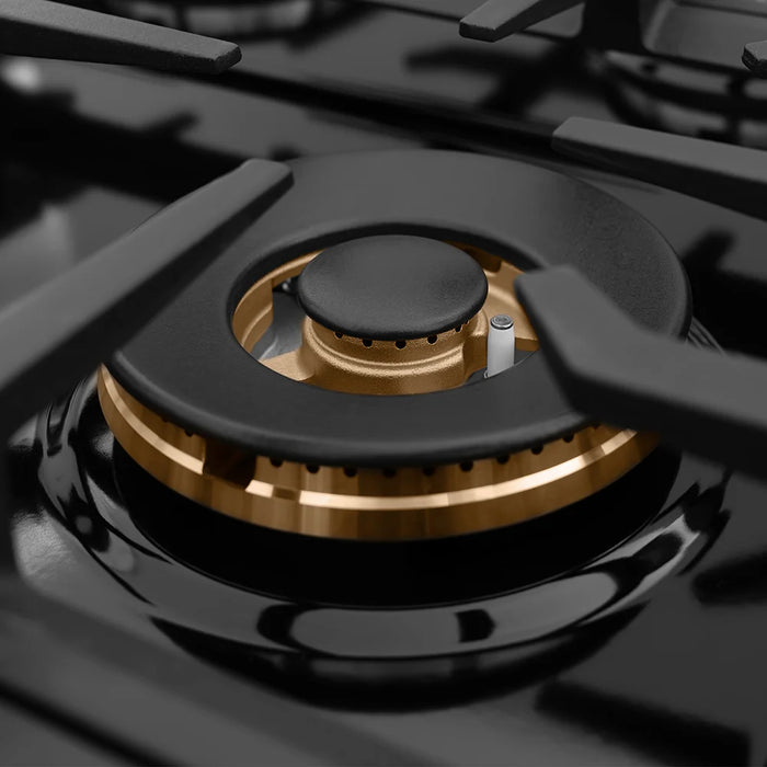 ZLINE 48" Classic Gas Rangetop, 8 Burners, Porcelain Cooktop, Black Stainless Steel, RTB2-48