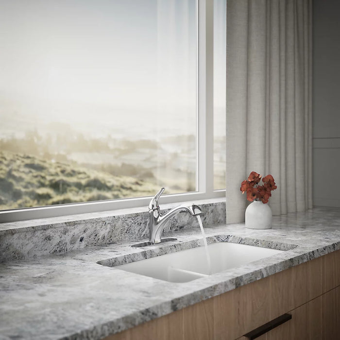 KOHLER Jolt Pull-out kitchen sink faucet, two-function sprayhead K-30612