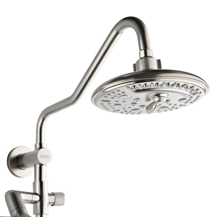 Forno Acqua AcquaFALL Shower, Overhead Rainfall Shower, Handheld Shower Head SCW2BN-C8