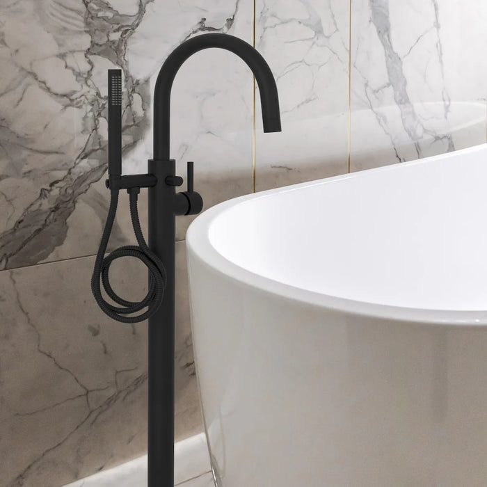 ZLINE Emerald Bay Bath Tub Filler in Matte Black EMBY-BTF-MB