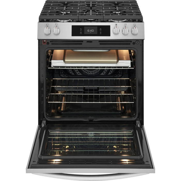 Frigidaire 30" Slide-In Gas Range GCFG3070BF