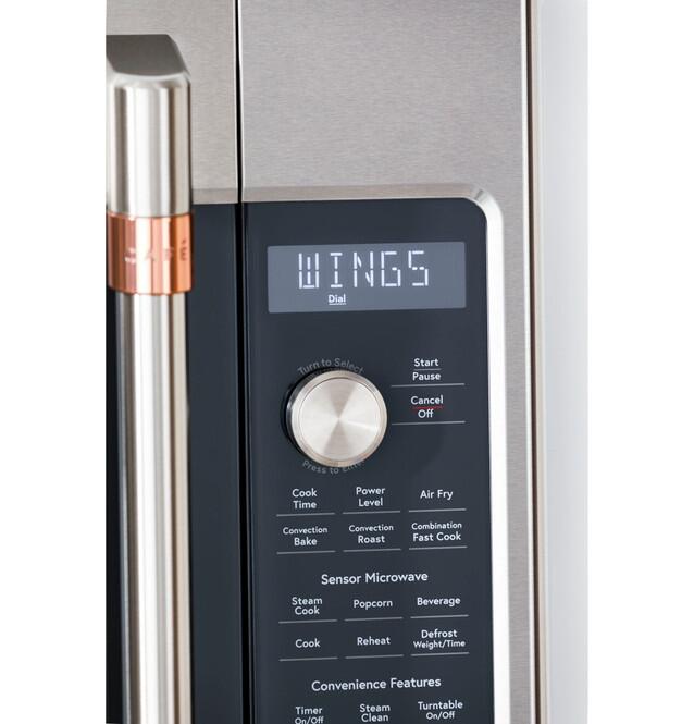 Café™ 1.7 Cu. Ft. Convection Over-the-Range Microwave Oven CVM517P4RW2 CAFE