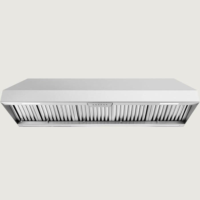 Nauxus 60 Inch Range Hood Insert, 1200 CFM High Power Kitchen Vent with 4 Speeds Ultra-Quiet Operation, Dimmable LED Lighting Dishwasher Safe Filtration System , NX-19IS-60