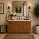 60 Inch Rustic Shaker Single Sink Bathroom Vanity with Drawers