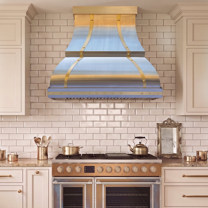 Custom Stainless Steel Bell Shape Range Hood - SHBE01