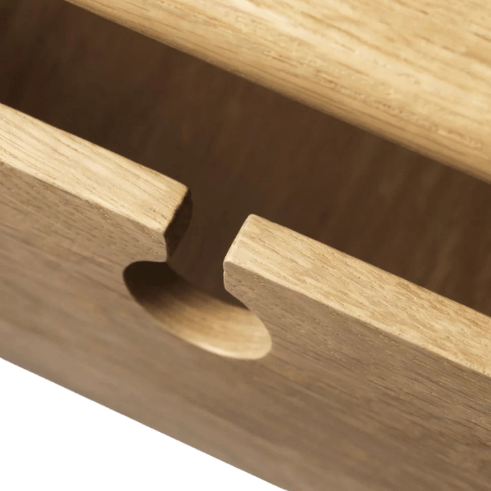FDB Møbler C67 Butler Desk, Solid Nature Lacquered Oak