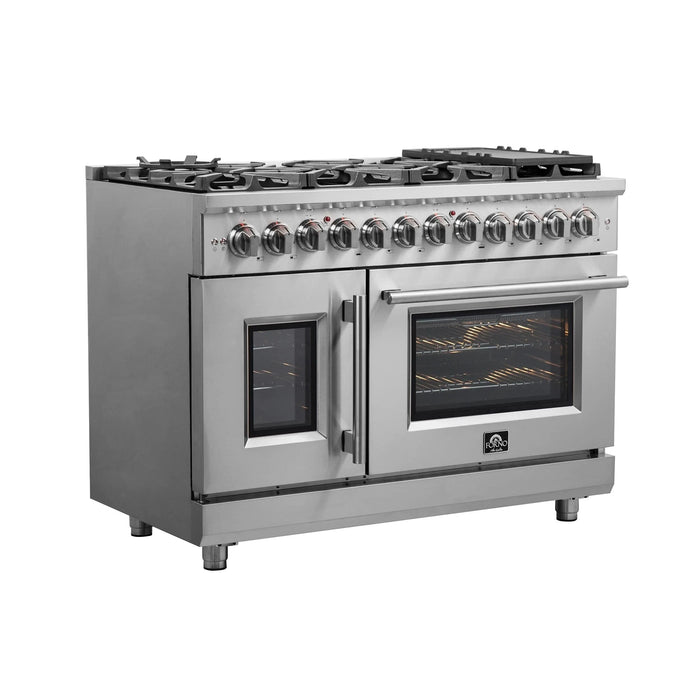 FORNO Massimo 48″ French Door Dual Fuel Range FFSGS6325-48