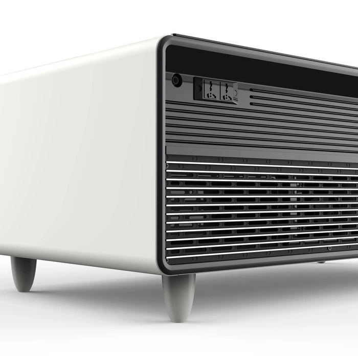 FORNO Evoluto 51" Smart Coffee Table – Dual Fridge Drawers Black in White FCTFR7006-51WHT