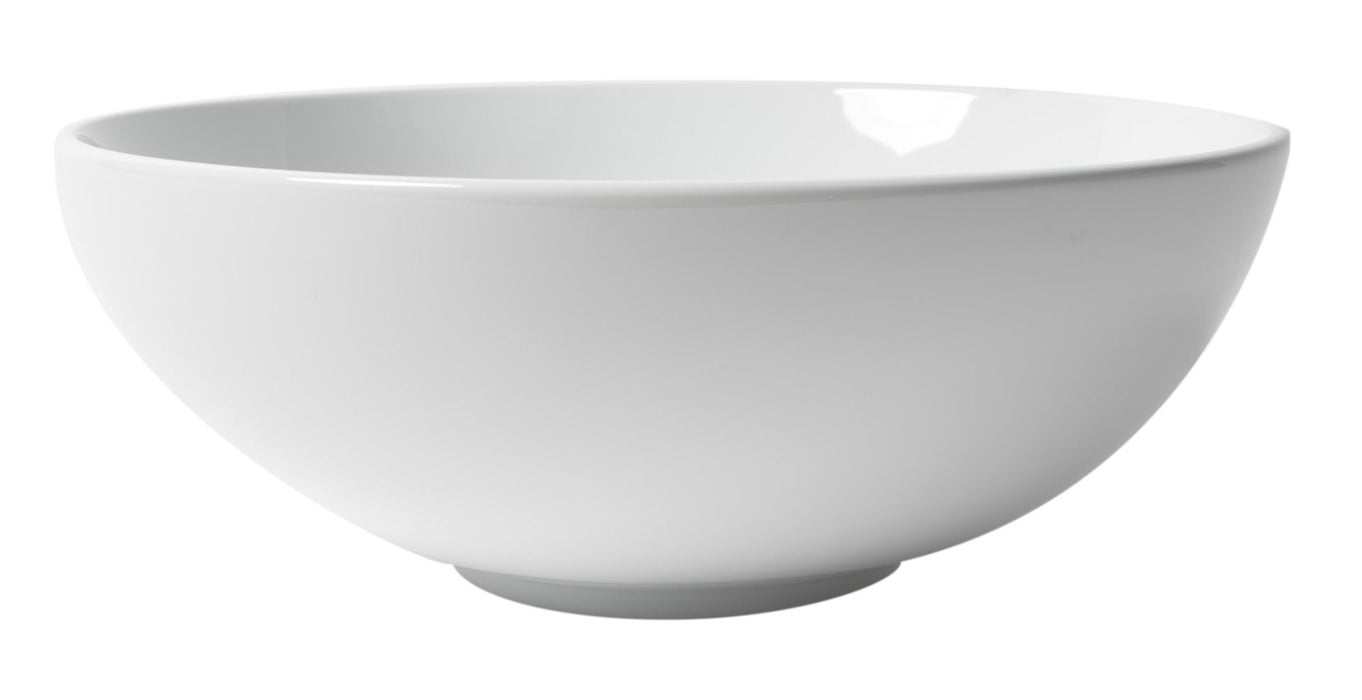 ALFI brand White 15" Round Vessel Bowl Above Mount Ceramic Sink ABC905