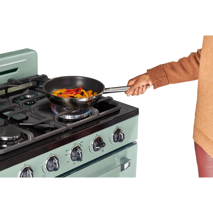 UNIQUE 30" Classic Retro Offgrid Range, Large Power burner, UGP-30CR OF2 LG