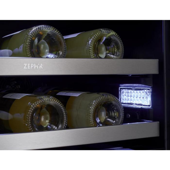 Zephyr 24" Built-In Dual Zone Wine & Beverage Cooler, PRWB24C32CG