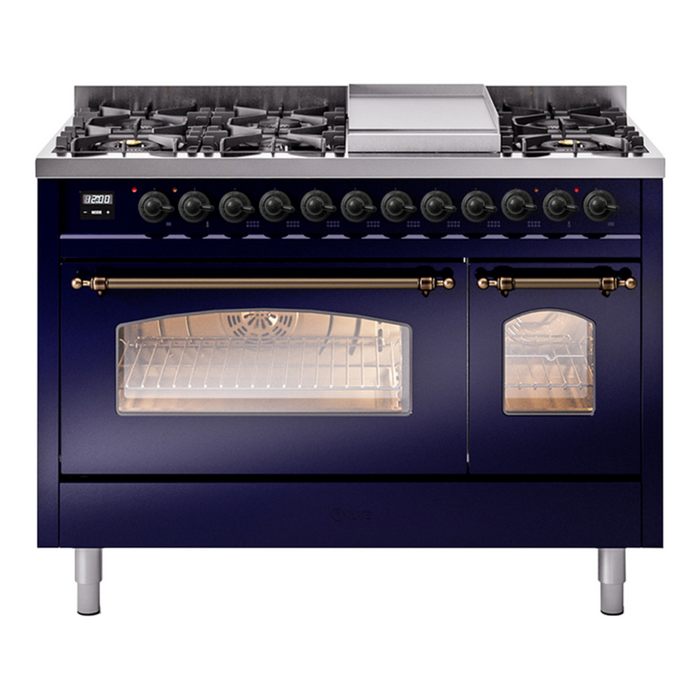 ILVE Nostalgie II 48" Dual Fuel Range, UP48FNMP