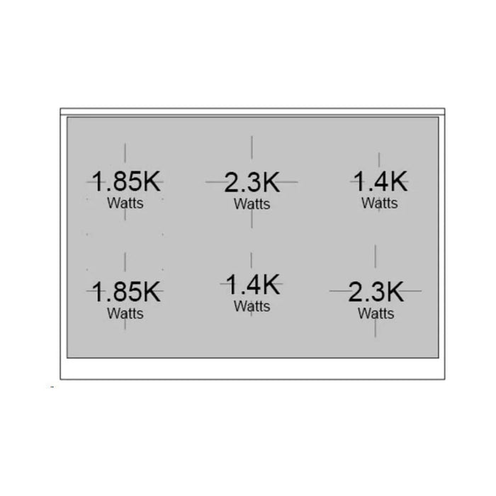 ILVE 40"Professional Plus Induction Range, Glossy Black UPDI406QMPBK