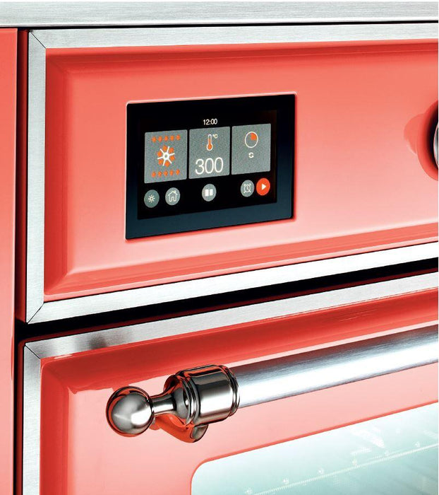 ILVE 30"Majestic II Induction Range, Matte Graphite Brass Trim UMI30NE3MGG