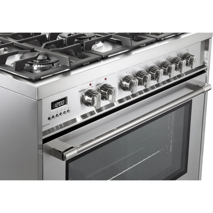 Verona 36" Freestanding Dual Fuel Range VPRFSGE365SS