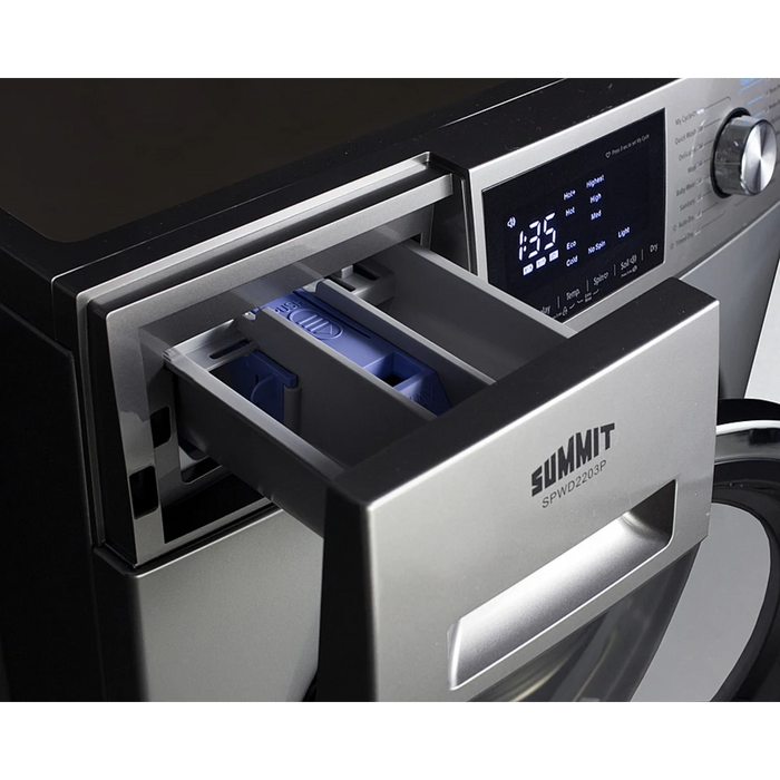 Summit 24" Wide 115V Washer/Dryer Combo SPWD2203P