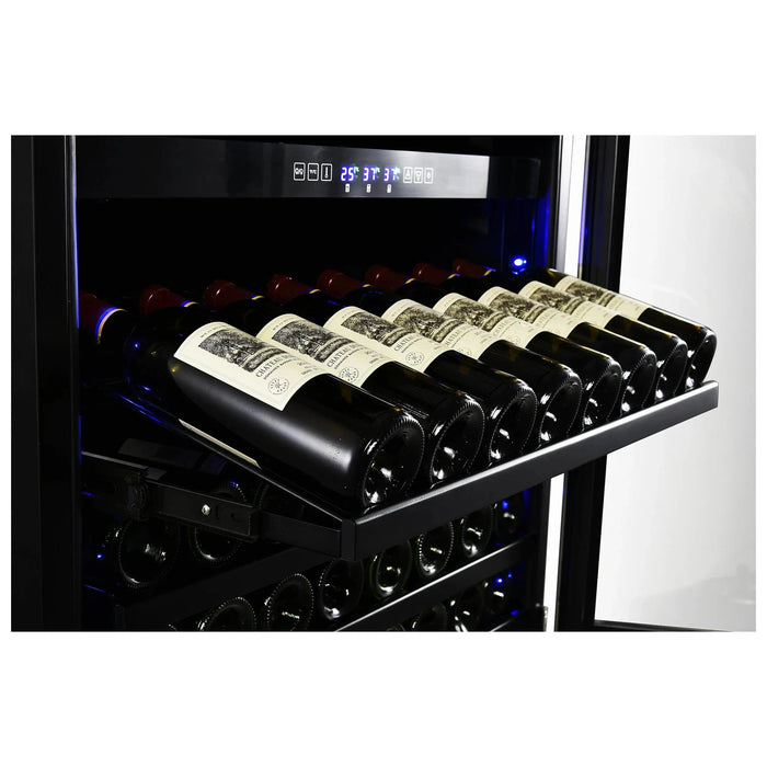 FORNO Capraia 30" 144 Bottle & 200 Can Triple Zone Wine Cooler FWCDR6661-30S
