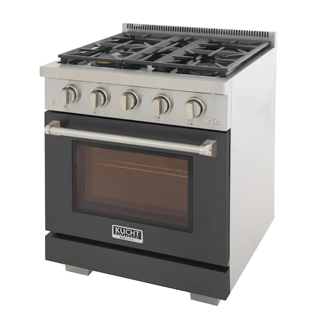 Kucht 30" Professional Propane Range, 4 Burners, KFX300/LP-GY