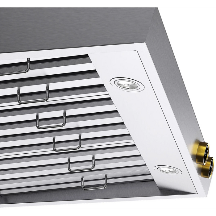 Kucht 36" Wall Mount Range Hood KRH360-GL-C