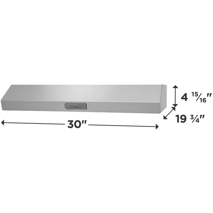 Frigidaire 30" Under Cabinet Range Hood FCVW3052AS
