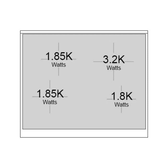 ILVE 30"Professional Plus Induction Range, Blue Grey UPI304QMPBG