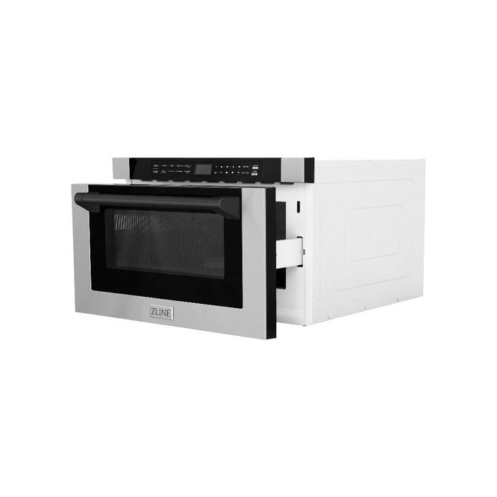 ZLINE 24" Microwave Drawer, Stainless Steel, Bronze MWDZ-1-H-MB