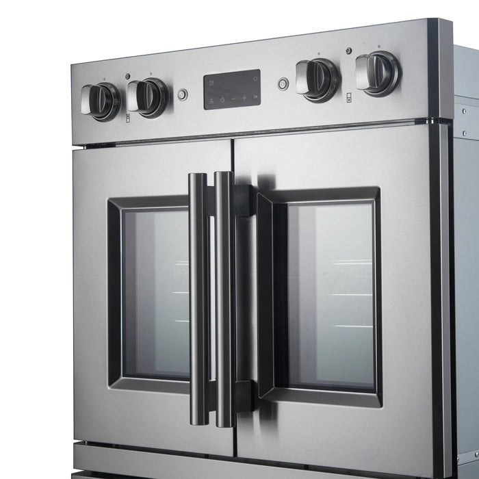 Forno 30"French Door Double Electric Wall Oven, Air Fry, Self-Clean, Sous Vide, FBOEL1340-30